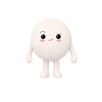 Kreo character with heart eyes